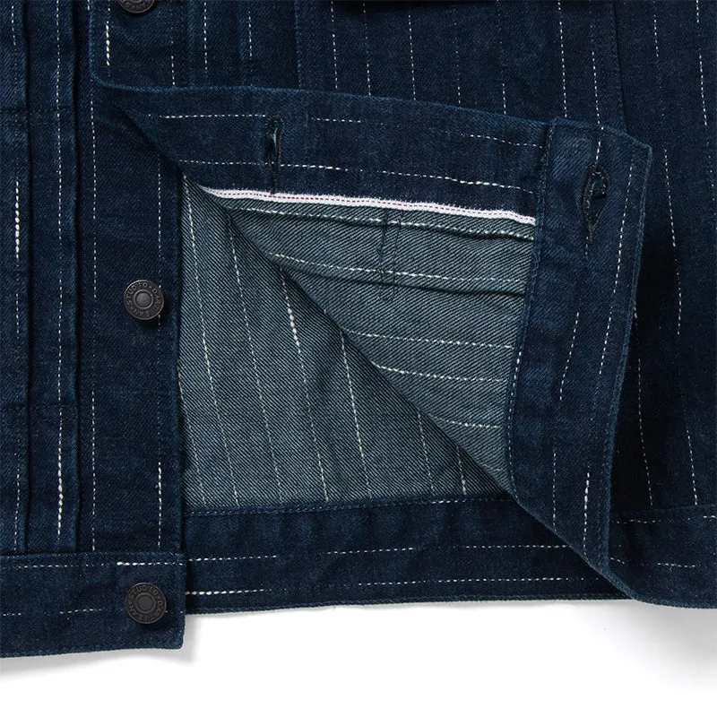 14oz RAIN Kasuri Type I Selvedge Denim Jacket OW