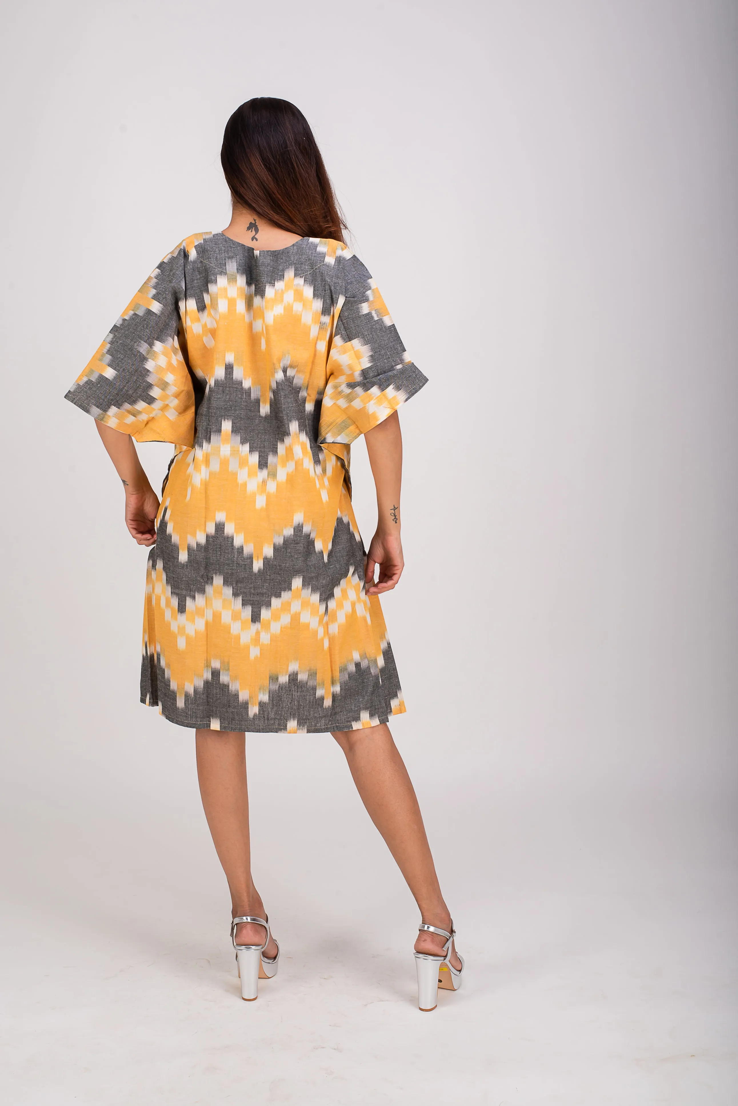 510-316 Whitelotus "Sony" Kaftan Knee Length Women's Dress