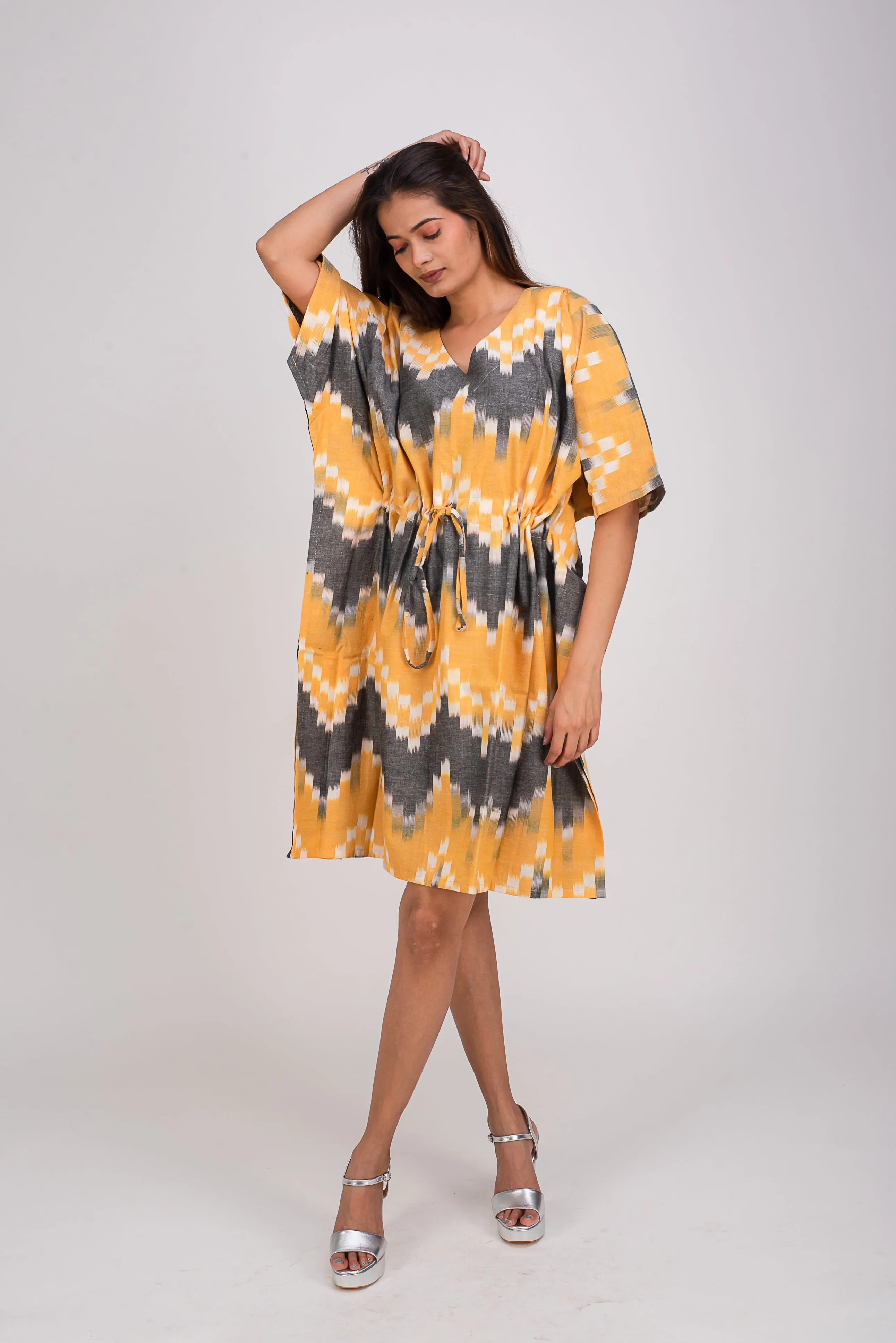 510-316 Whitelotus "Sony" Kaftan Knee Length Women's Dress