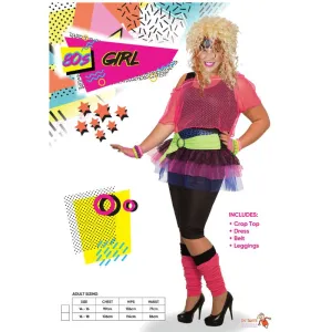 80's Neon Party Girl Costume