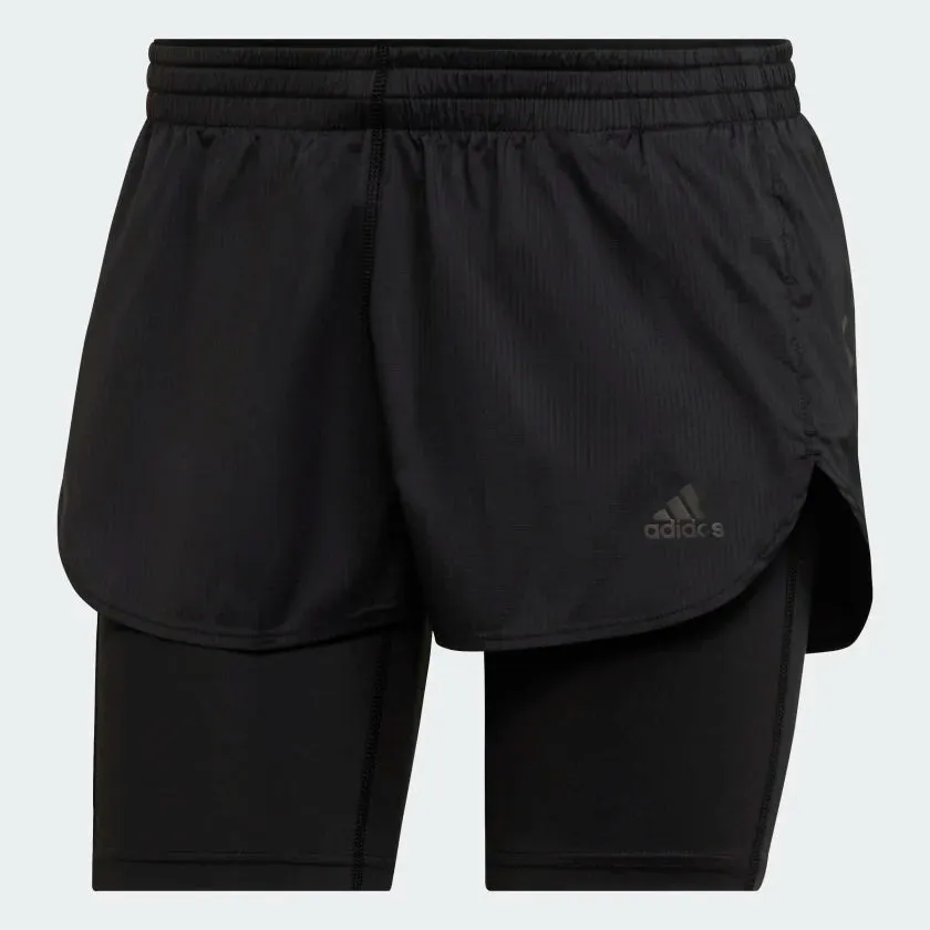 Adidas Run Fast Two-in-One Womens Shorts