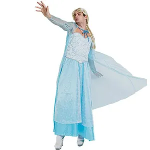 Adult Deluxe Mens Bucks Night Ice Princess Frozen Elsa Funny Costume