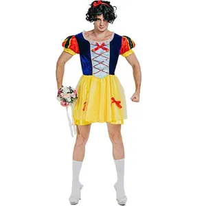 Adult Deluxe Mens Bucks Night Snow White Funny Costume