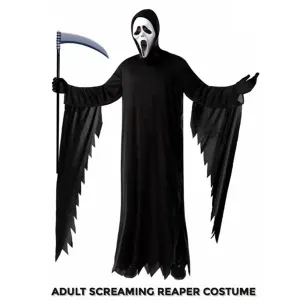 Adult Hallooween Screaming Reaper Costume