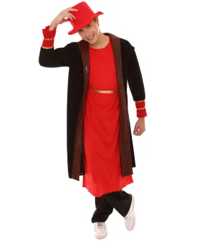 Adult Men's Painter Artitst Costume | Red Cosplay Costume