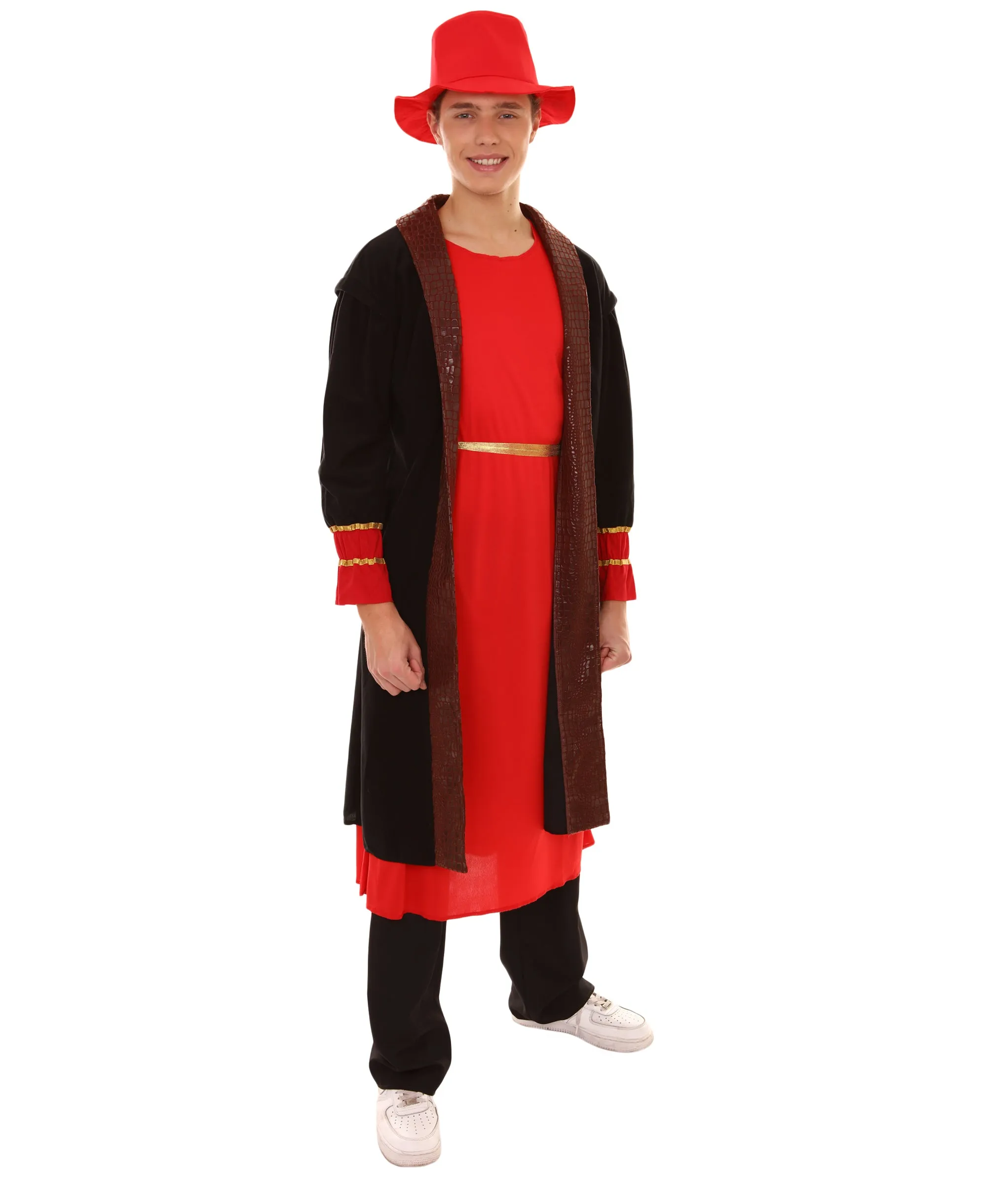 Adult Men's Painter Artitst Costume | Red Cosplay Costume