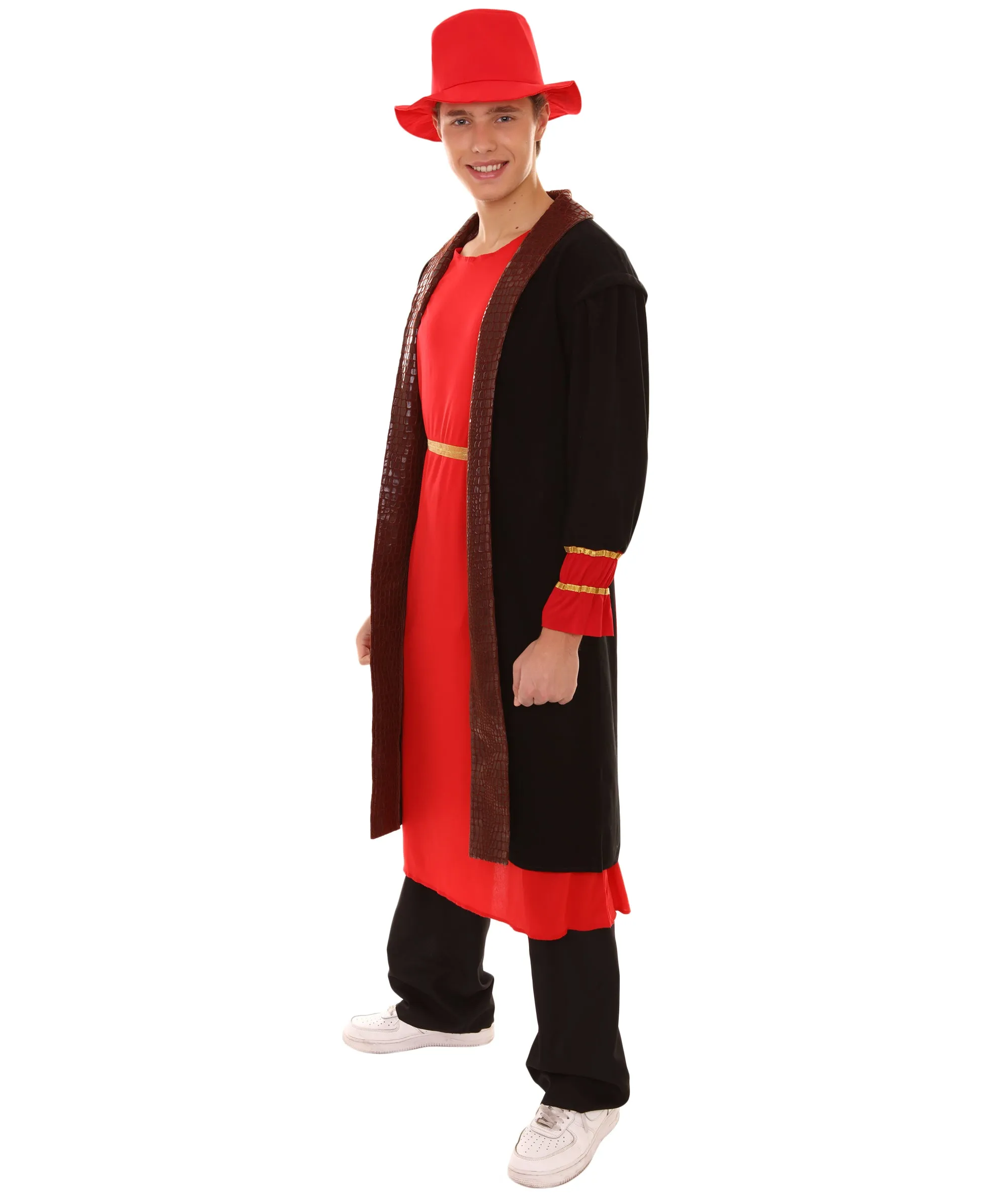 Adult Men's Painter Artitst Costume | Red Cosplay Costume