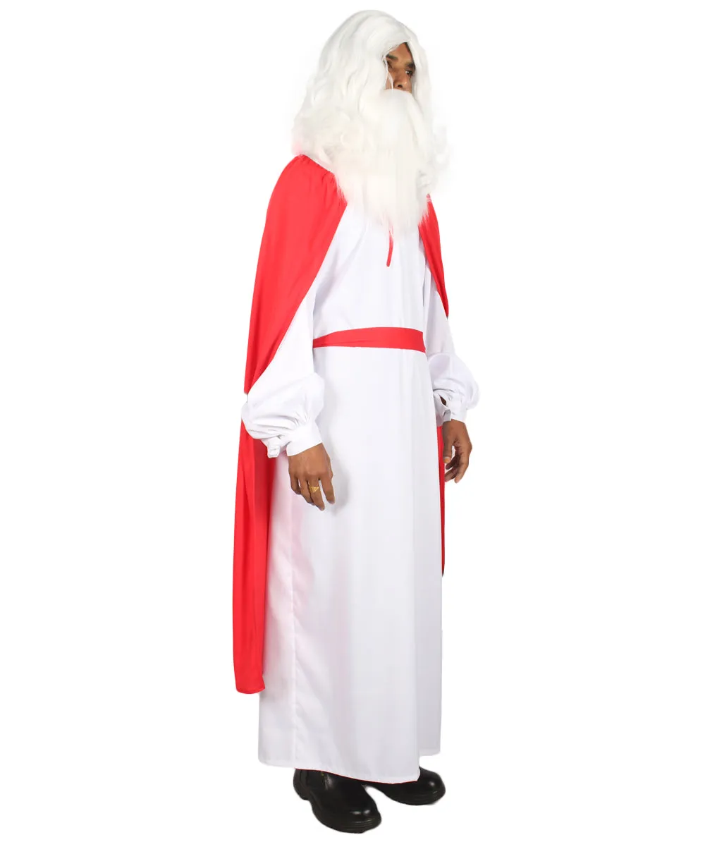 Adult Men's Panora Costume , Red & White Cosplay Multi ColorCostume