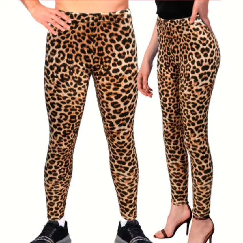 Adult Unisex Leopard Print Leggings