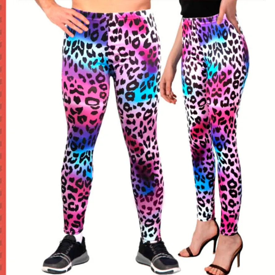 Adult Unisex Leopard Print Leggings