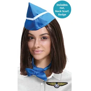 Air Hostess Flight Attendant Accessory Set