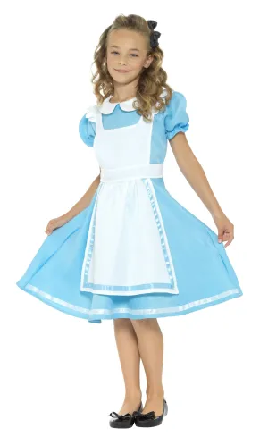 Alice Wonderland Princess Girls Costume Fancy Dress