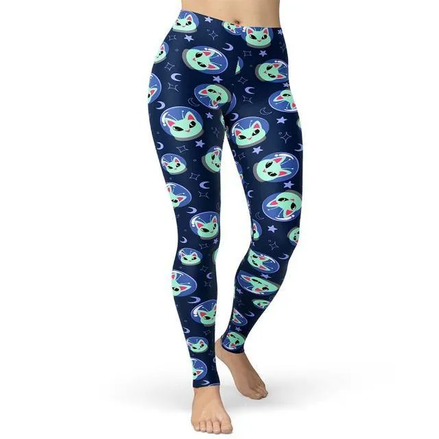 Alien Cat Leggings