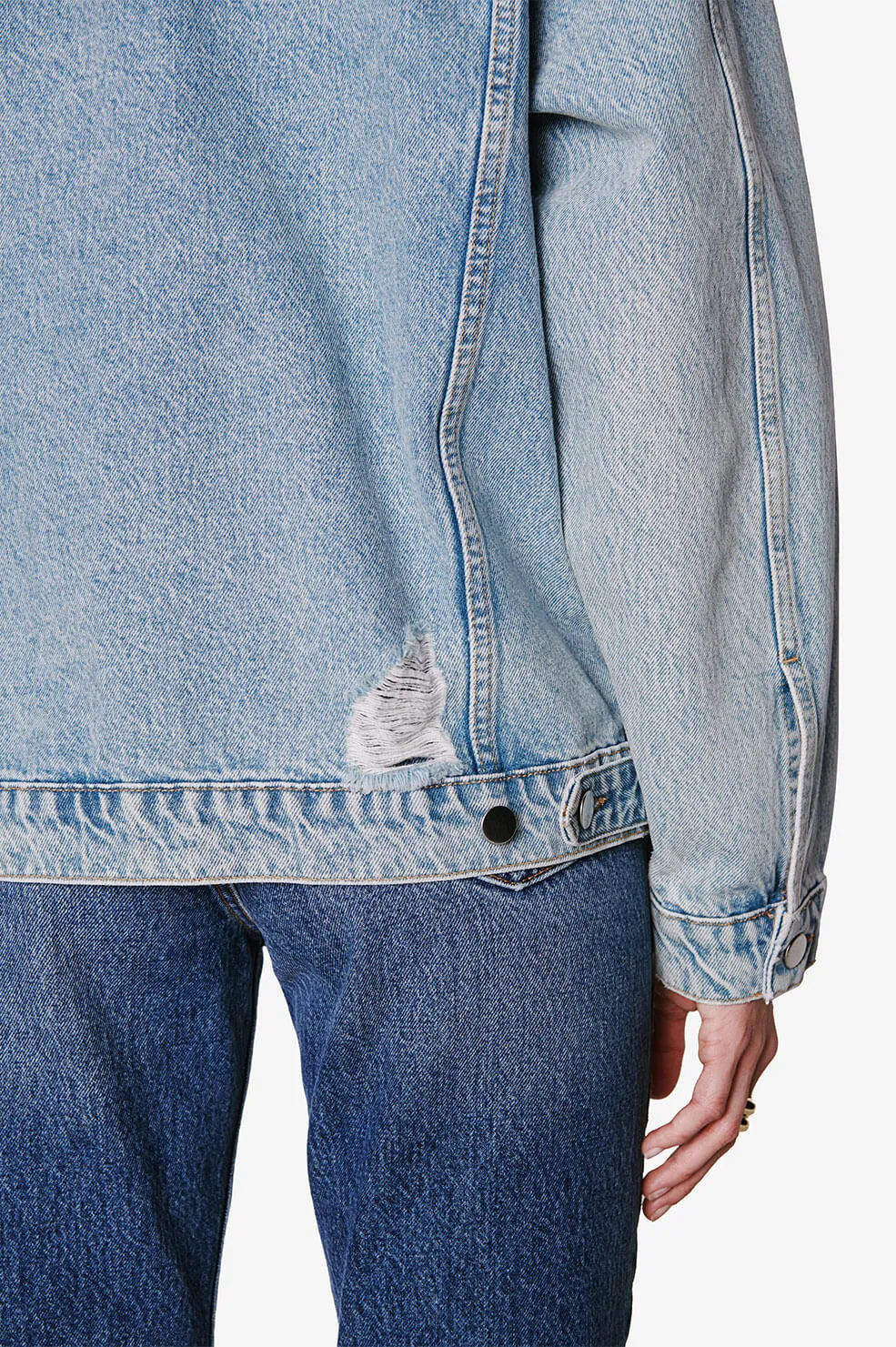 Anine Bing - Rory Denim Jacket in Vintage Blue