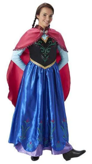 Anna Frozen Deluxe Women's Disney Costume