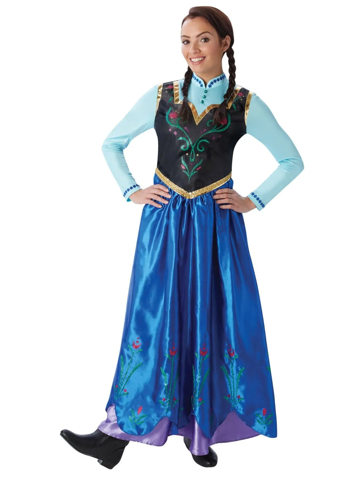 Anna Frozen Deluxe Women's Disney Costume