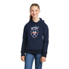 Ariat Girl's Real Serape Logo Hoodie