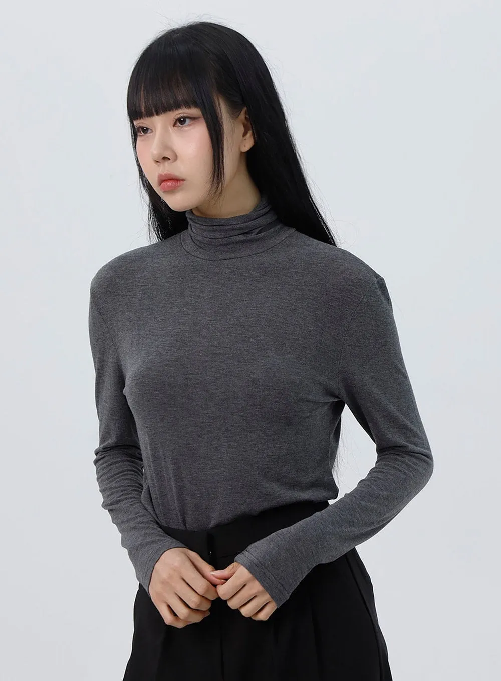 Autumn Turtleneck Top IO326