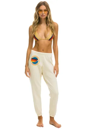 AVIATOR NATION LAGUNA BEACH SWEATPANTS - VINTAGE WHITE