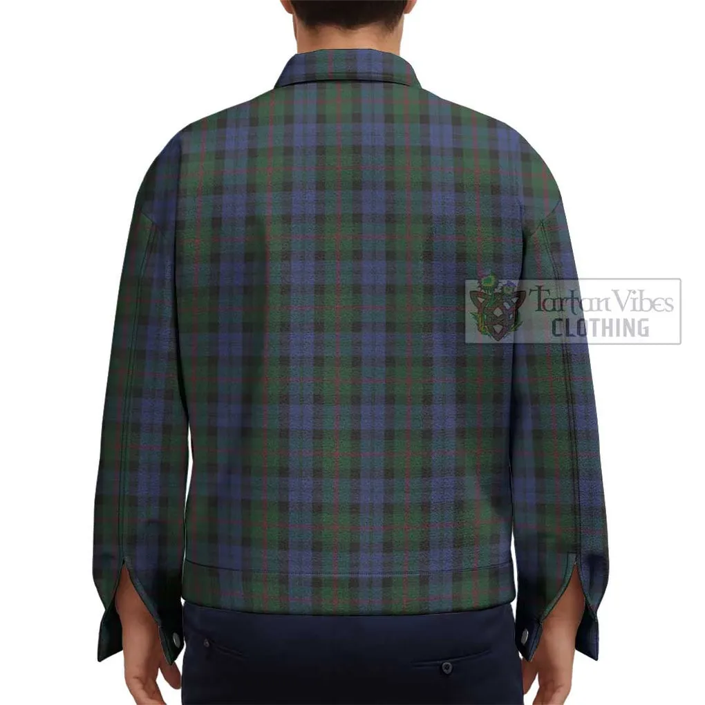 Baird Tartan Unisex Lapel Cotton Jacket