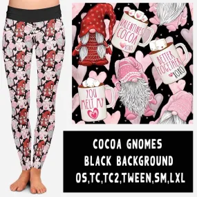 Black Cocoa Gnome leggings