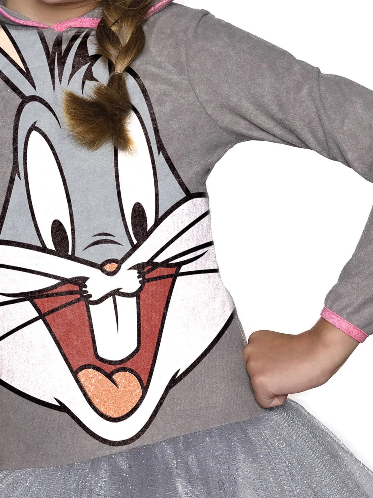 Bugs Bunny Hooded Costume for Girls