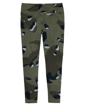 Burton Women's Midweight Base Layer Pants - Forest Moss Cookie Camo