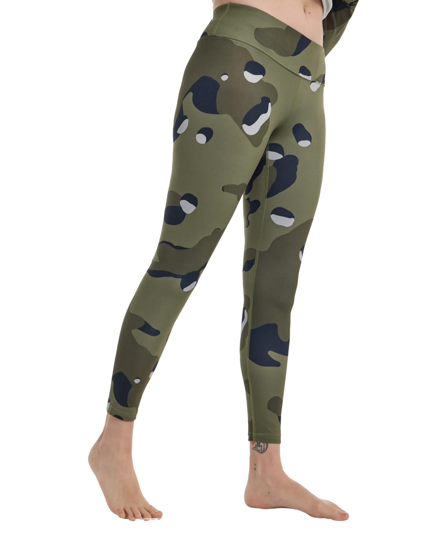 Burton Women's Midweight Base Layer Pants - Forest Moss Cookie Camo