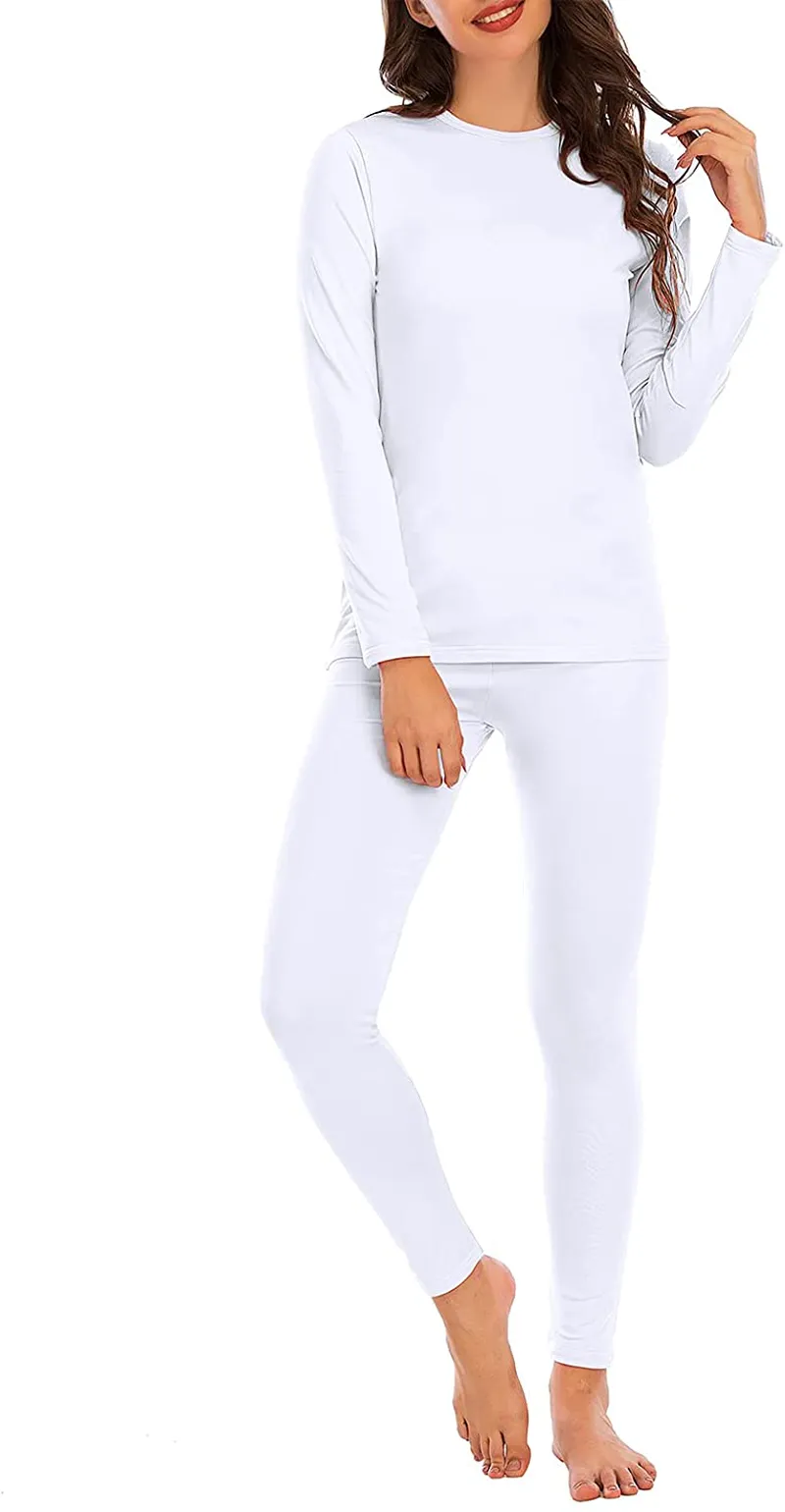 Century Star Thermal Underwear for Women Long Johns Set with Fleece Lined Base Layer Ultra Soft Women Thermal Set