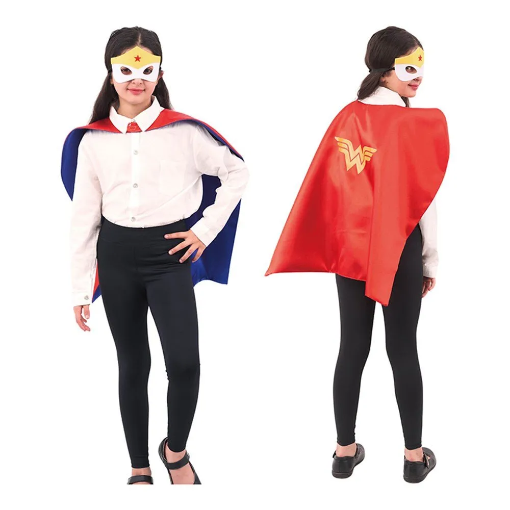 Children Super Hero Cape and Mask Set