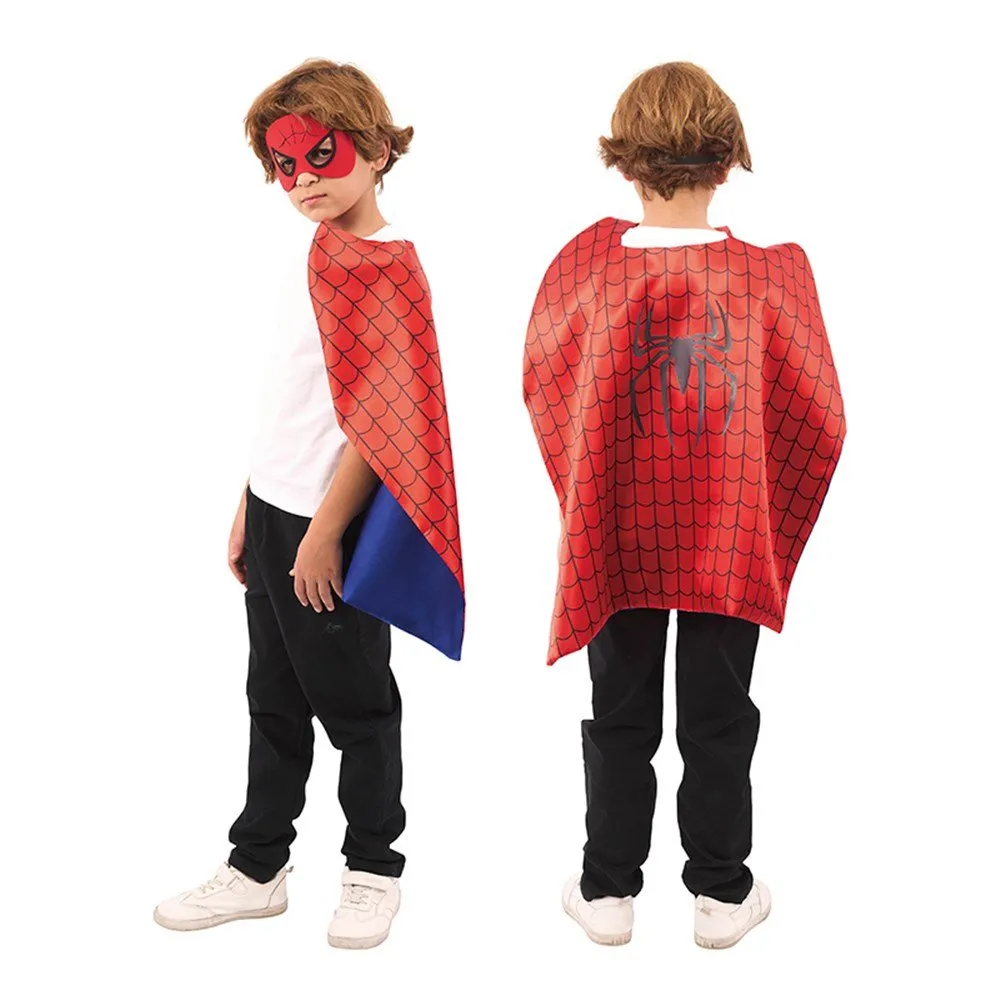 Children Super Hero Cape and Mask Set