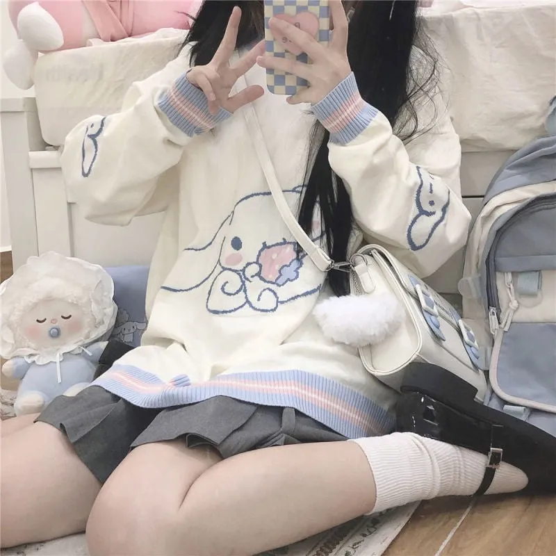 Cinnamoroll Knit Hoodie