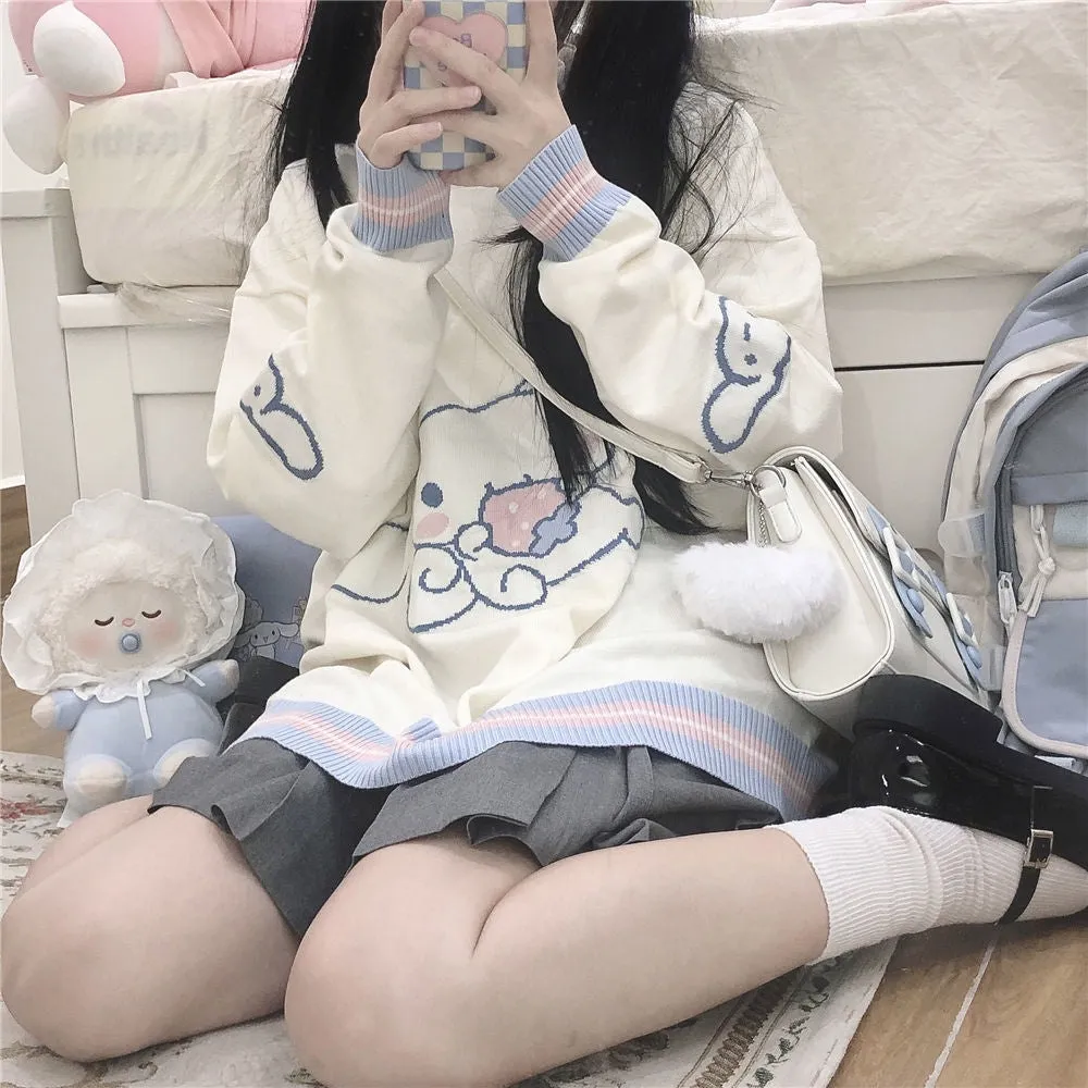 Cinnamoroll Knit Hoodie