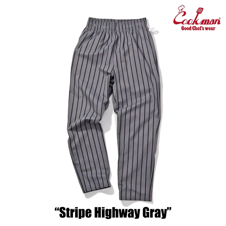 Cookman Chef Pants - Stripe : Highway Gray