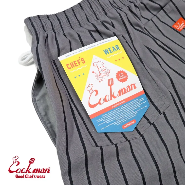 Cookman Chef Pants - Stripe : Highway Gray