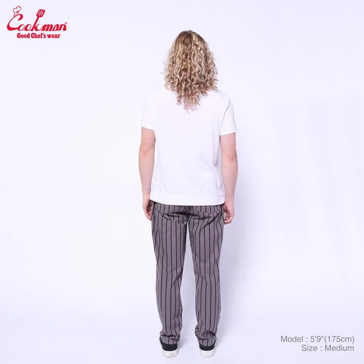 Cookman Chef Pants - Stripe : Highway Gray