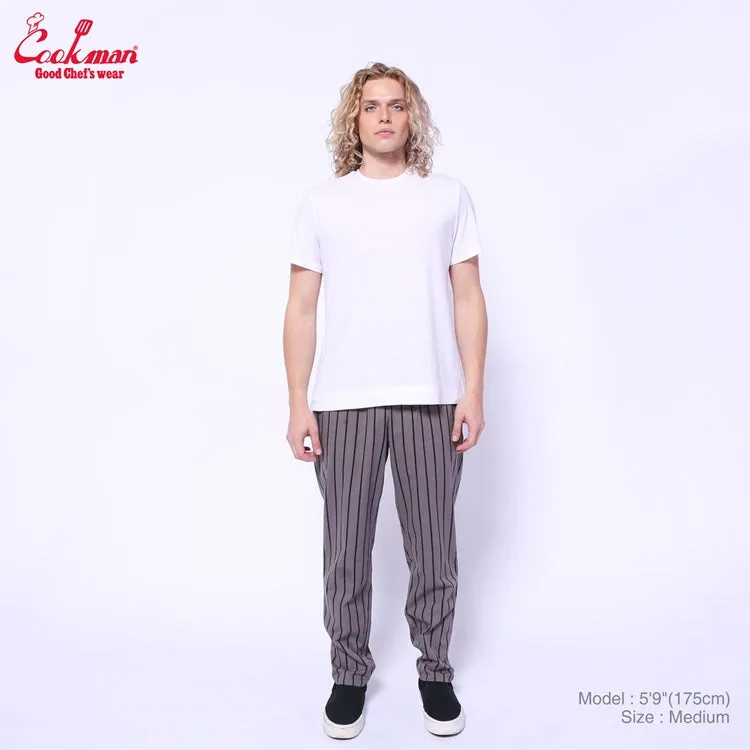 Cookman Chef Pants - Stripe : Highway Gray