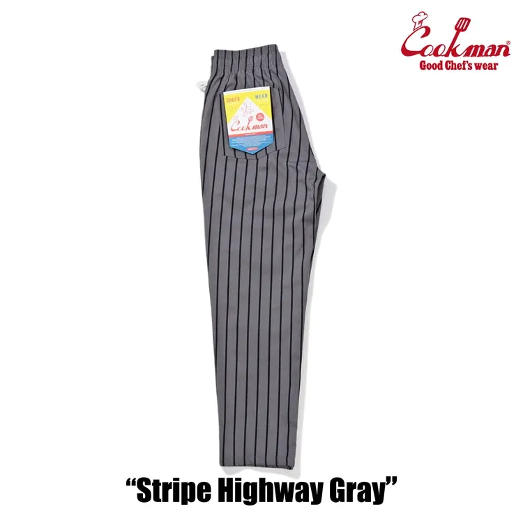 Cookman Chef Pants - Stripe : Highway Gray