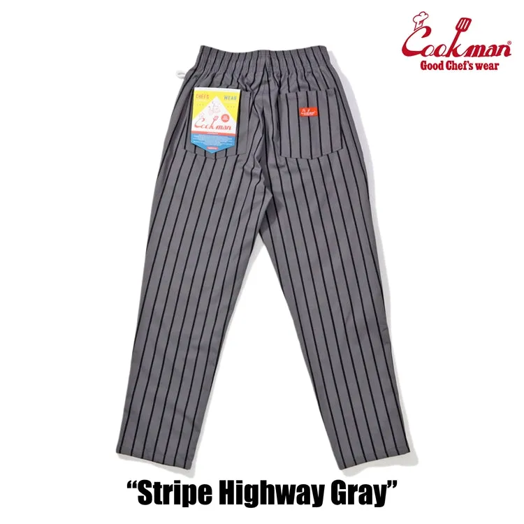 Cookman Chef Pants - Stripe : Highway Gray