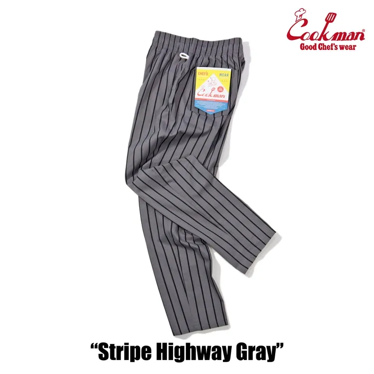 Cookman Chef Pants - Stripe : Highway Gray