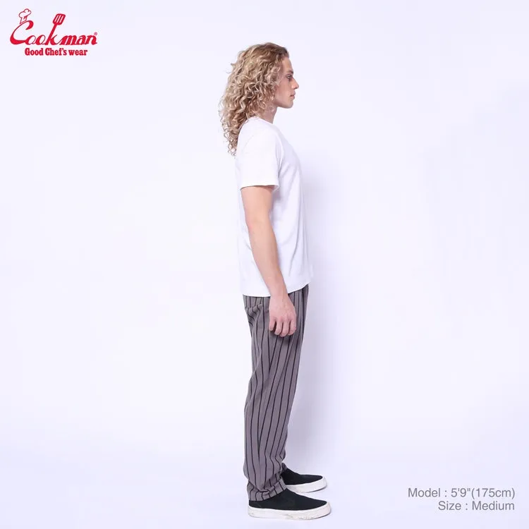 Cookman Chef Pants - Stripe : Highway Gray