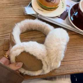 cozy - fashion plush foldable ear muffs