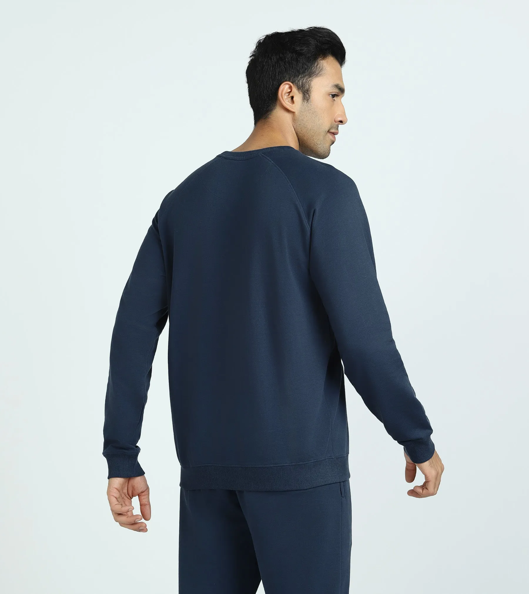 Cruze French Terry Cotton Sweatshirts Opal Blue