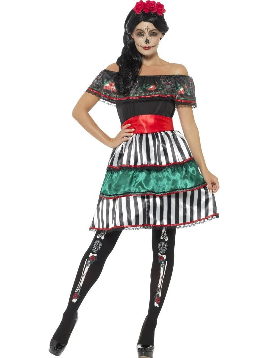 Day of the Dead Senorita Doll Mexican Halloween Costume