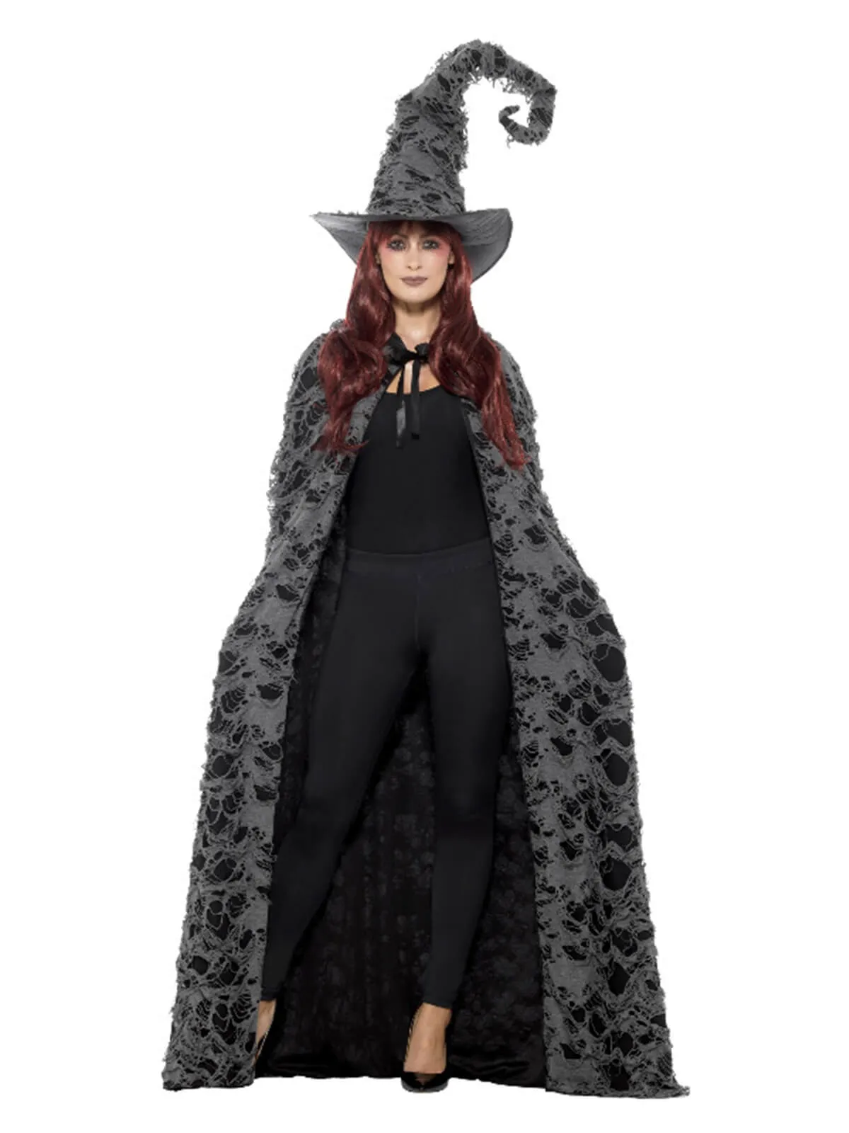 Deluxe Spellcaster Cape Halloween Costume, Grey