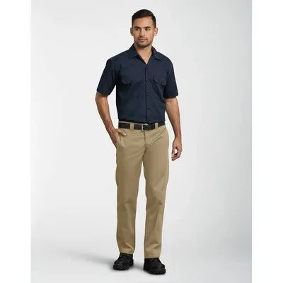 Dickies Men's Slim Fit Straight Leg Work Pants - Khaki 32x32