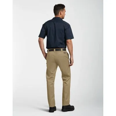 Dickies Men's Slim Fit Straight Leg Work Pants - Khaki 32x32