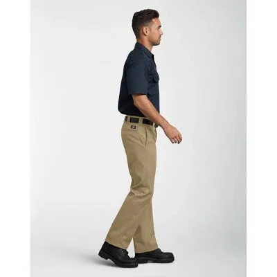 Dickies Men's Slim Fit Straight Leg Work Pants - Khaki 32x32