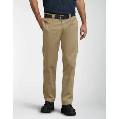 Dickies Men's Slim Fit Straight Leg Work Pants - Khaki 32x32