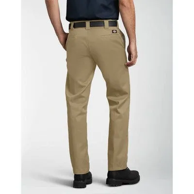 Dickies Men's Slim Fit Straight Leg Work Pants - Khaki 32x32